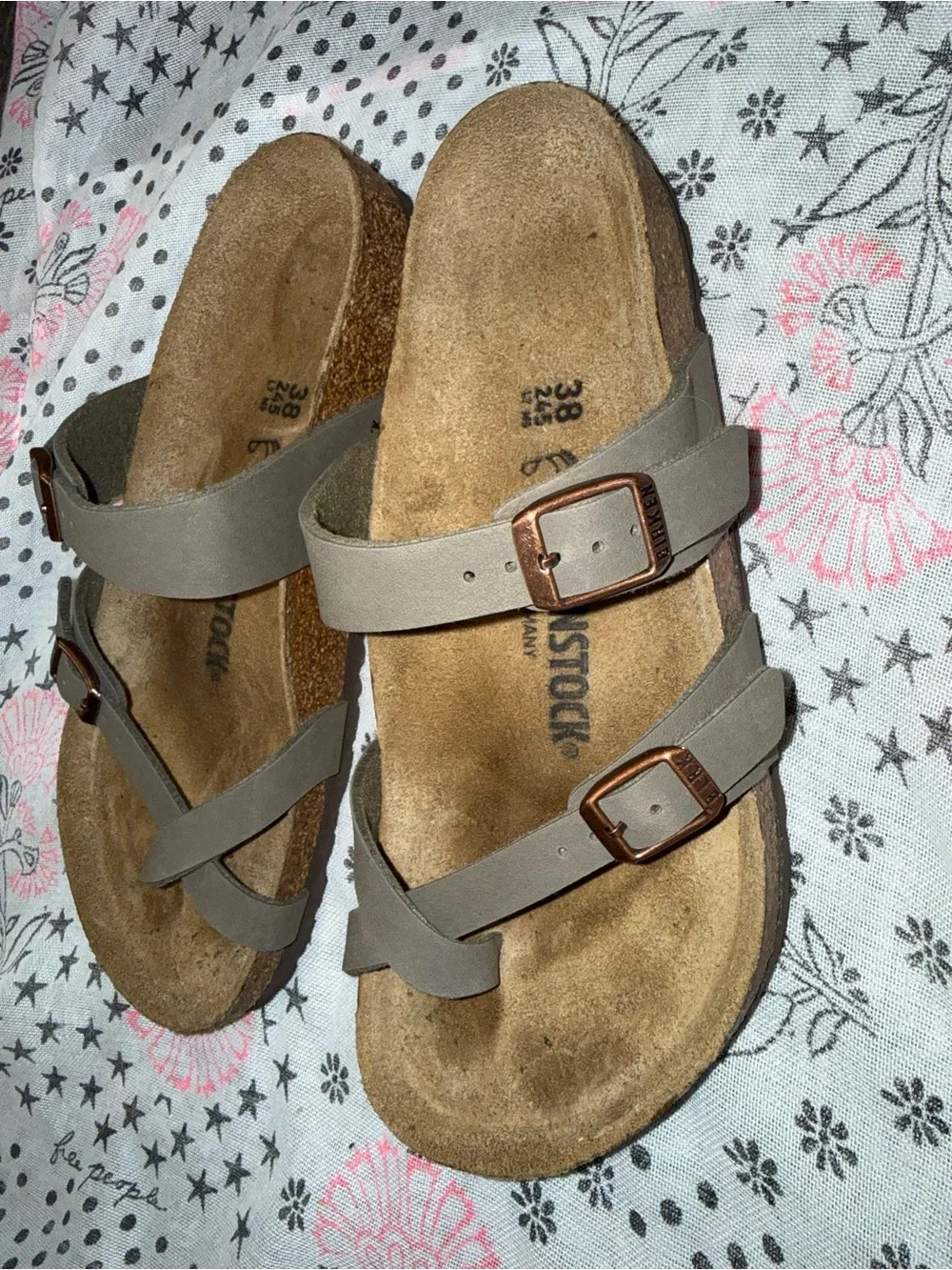 Birkenstock Mayari Mocha Strappy Buckle Sandals - Picture 2 of 8